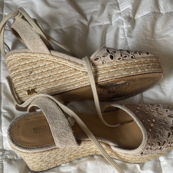 Michael Kors Tan Espadrille Wedges - Picture 4 of 4